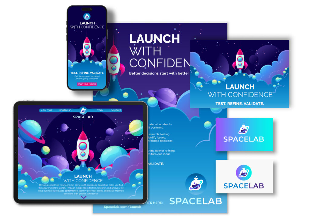Marketing materials for a campaign